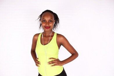 Mädchen nach einem langen Spaziergang