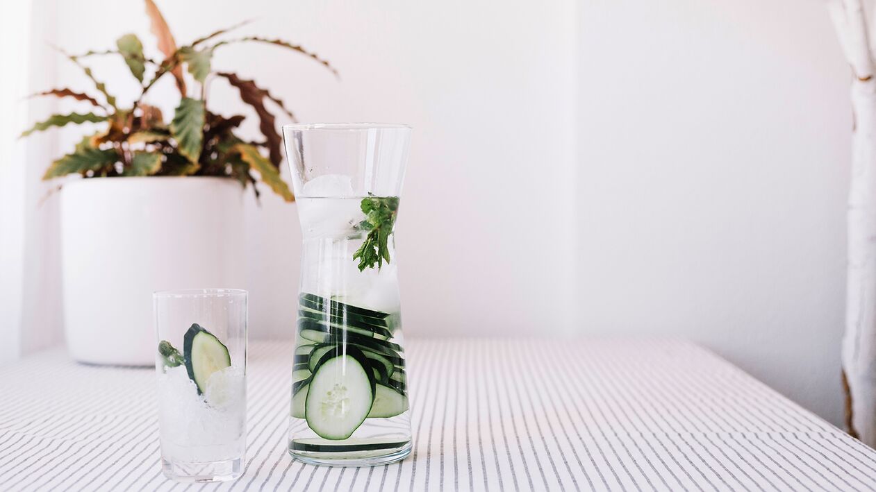 Gurkenwasser zum Abnehmen